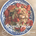 Courgette pasta