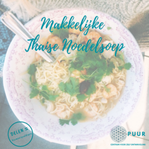 Makkelijke Thaise noedelsoep