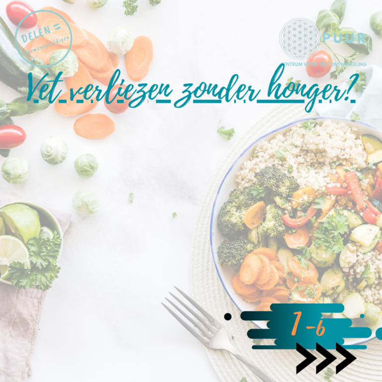 1-6 Vet verliezen zonder honger?